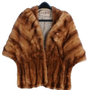 Vintage A di Martino Genuine Mink Fur Stole